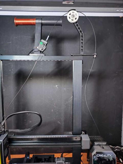 Artilery Sidewinder x4 plus Filament Guide for Filament Dryer (flour) 3D model thumbnail