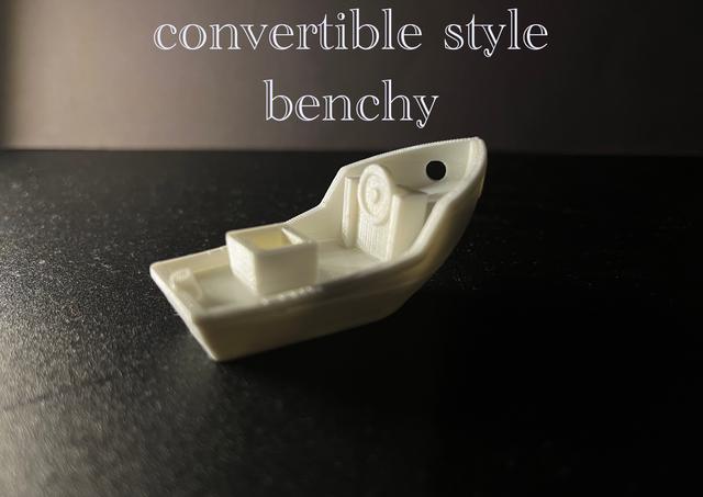 Benchy convertible style 3D model thumbnail