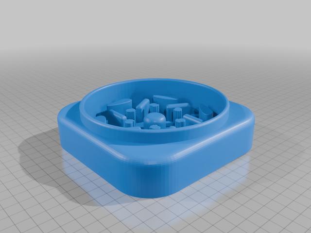 Dog training bowl 3D model thumbnail