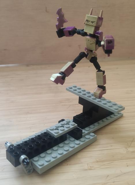 Lego Compatible Mini 13 Foot 3D model thumbnail
