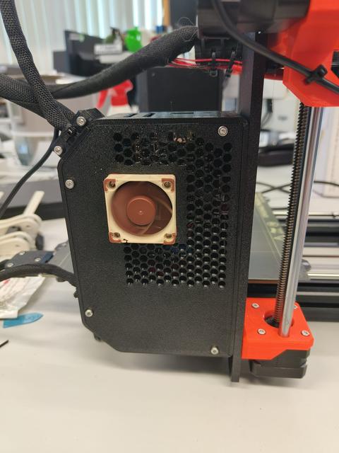 Big Einsy - Noctua NF-A4x10 5V Fan Cover 3D model thumbnail