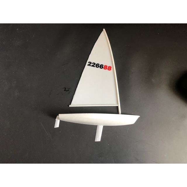 Half Model of Laser/ILCA Dinghy 3D model thumbnail