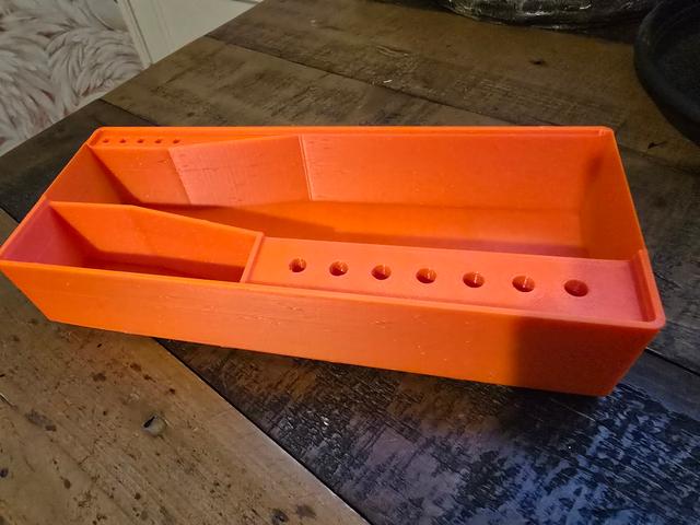 Ferm Rotary tool tray (Gridfinity 2x5x6) 3D model thumbnail