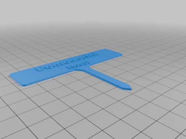 Plant tags - Etichette orto 3D model thumbnail