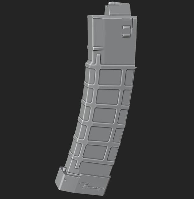 Kriss DMKC 10/40 Pmag Style V2 3D model thumbnail