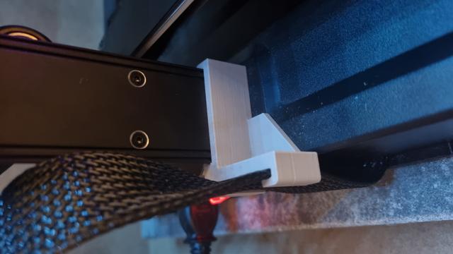 Ender 3 V3 KE cable holder best fit (without clearance) 3D model thumbnail