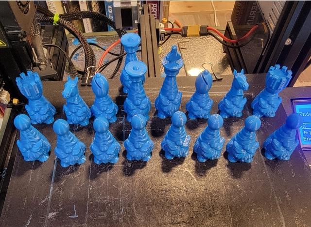 Gnome Chess (Supportless) 3D model thumbnail