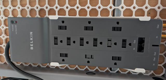 Belkin 12-port power strip holder for Underware 3D model thumbnail