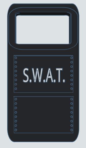 Dummy 13 - Accessories - S.W.A.T. Crowd Control Shield. 3D model thumbnail