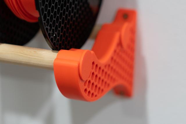 Filament Shelf Brackets Endcaps 3D model thumbnail
