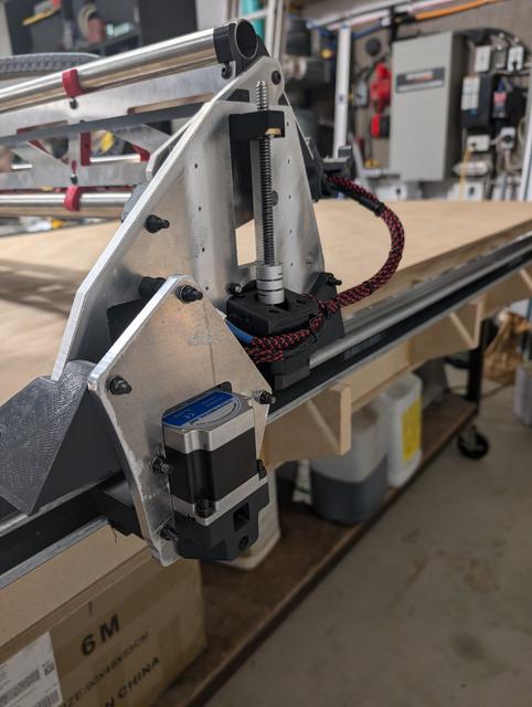 LowRider V3 CNC Upgrade - HGH15 Linear Rails & NEMA23 Motor Mod (Remix) 3D model thumbnail