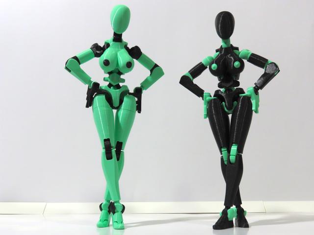 Carbon 13 Type F Nude 3D model thumbnail