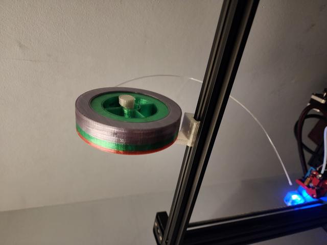 Mini Spooler Filament Holder V2 3D model thumbnail