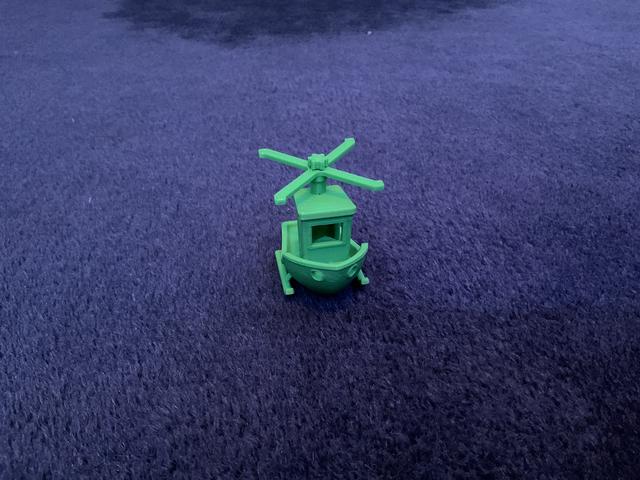 Helicopter benchy 3D model thumbnail