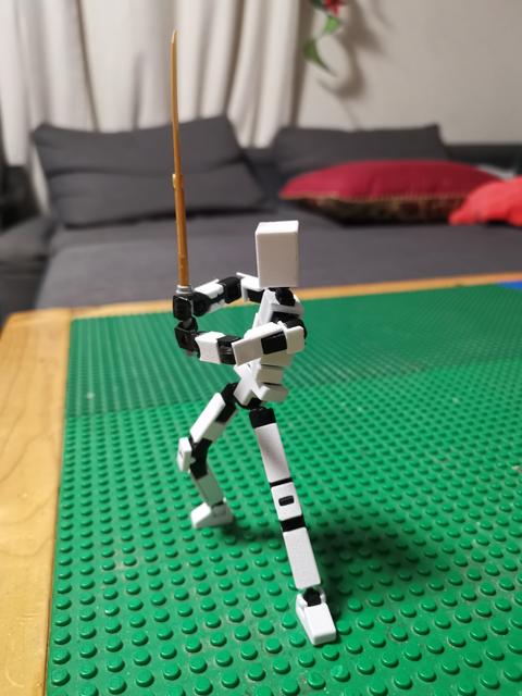 Lucky13 lego shoe and hand 3D model thumbnail
