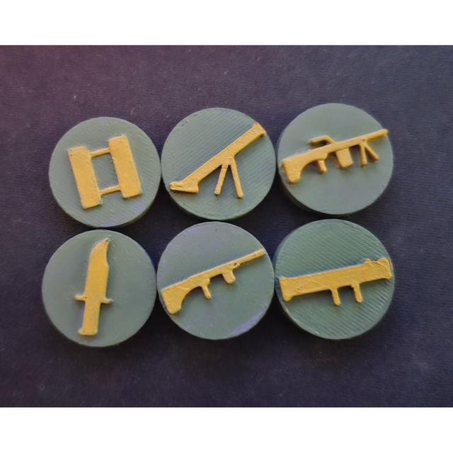 Army Faction bases 3D model thumbnail