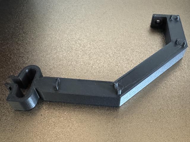 Camera mount with snap on clip and M3 nut 3D model thumbnail