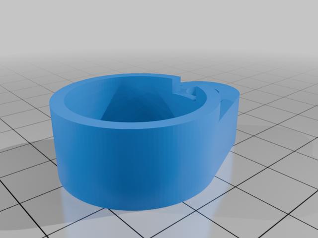 Echo line trimmer PAS system hanger cap 3D model thumbnail