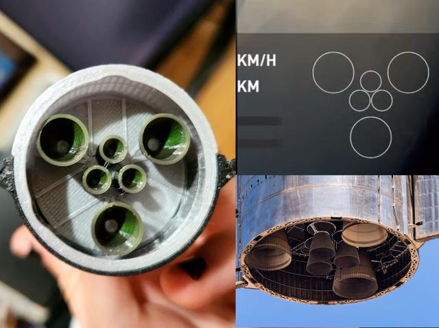 Engine section 180º rotation for B7, B10, and Ship 3D model thumbnail