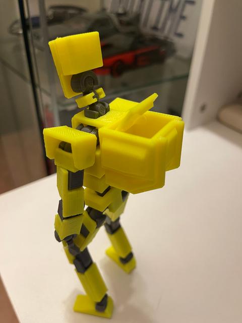 Openable backpack for Lucky 13 (no support print in place) 3D model thumbnail