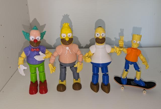 Die Simpsons Kopfsammlung für Mini13 / Dummy13 / Lucky13 3D model thumbnail