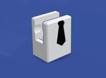 Tie chest for mini 13 3D model thumbnail