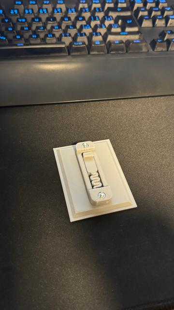 Ubiquiti Flex Switch DIN Mount Set 3D model thumbnail