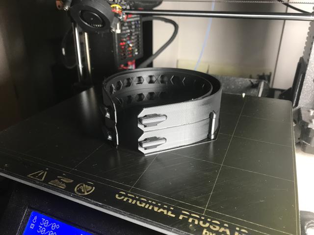 RC1 HEADBAND PRE-STACKED, SUPPORTED, NO LABEL 3D model thumbnail