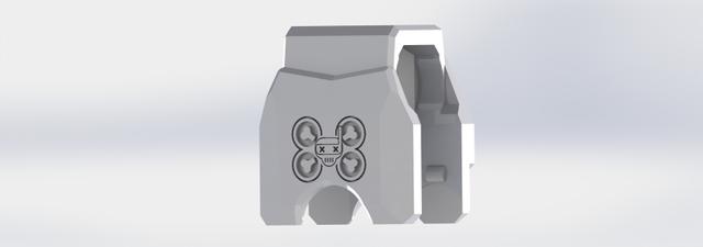 DUMMY 13 Printable Jointed Figure skull 3D model thumbnail