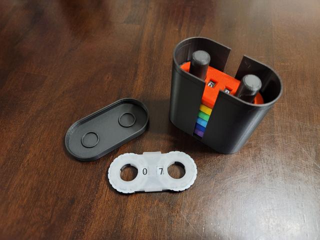 Clicky Rotate Counter Case 3D model thumbnail