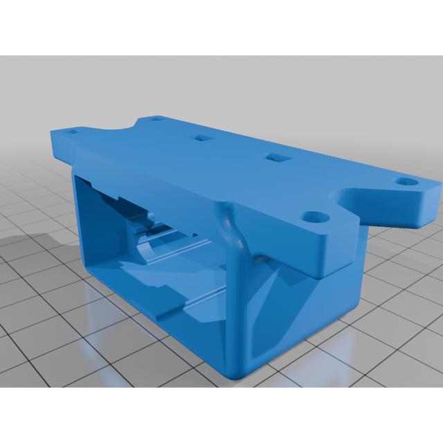 OBD2 bracket 3D model thumbnail