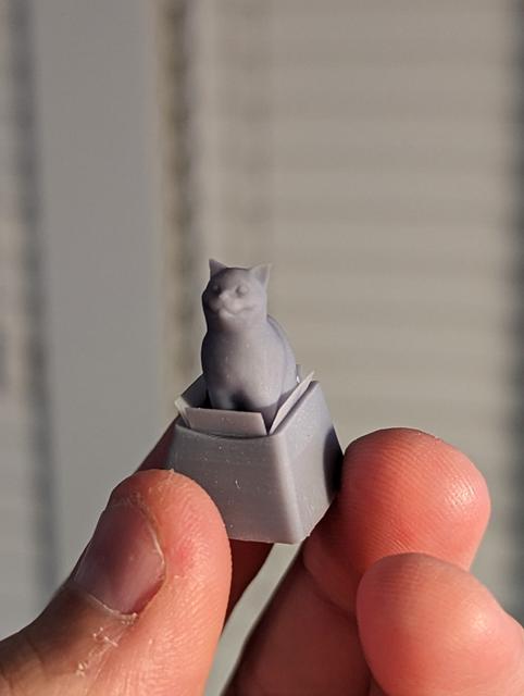 Schrodinky Keycap 3D model thumbnail