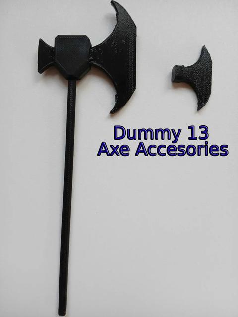 Dummy 13 1.0 - Axe Accessory 3D model thumbnail
