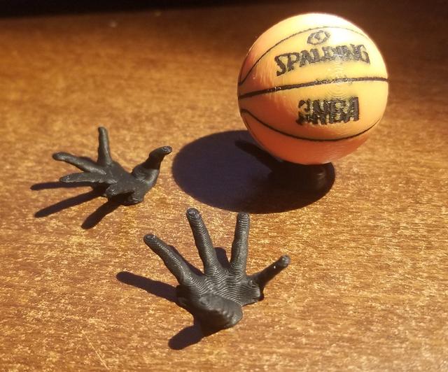 30mm ball stand 3D model thumbnail