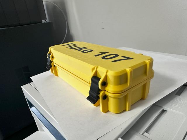 Fluke 107 Rugged Case Modified Latch 3D model thumbnail