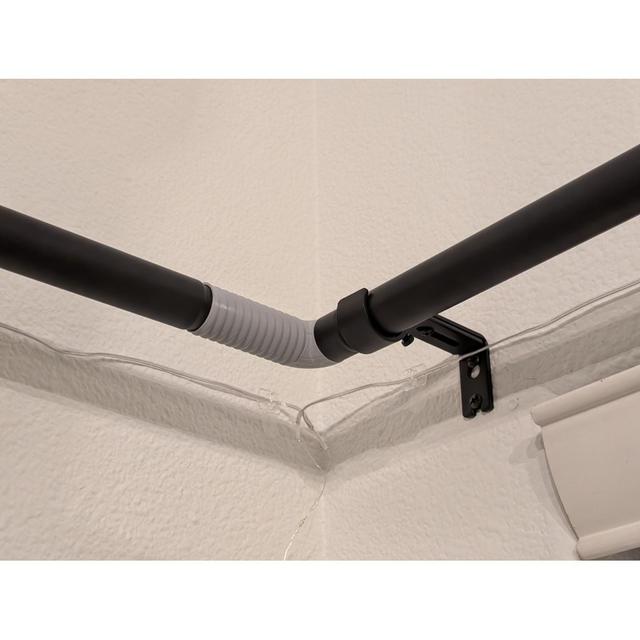 90 degree curtain rod connector 3D model thumbnail