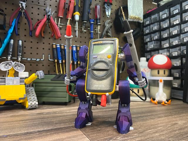 Multimeter lead backpack 3D model thumbnail