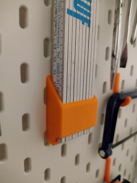 Skadis folding rule holder 3D model thumbnail