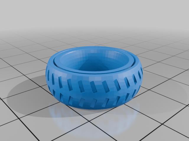 Fidget Rings 3D model thumbnail