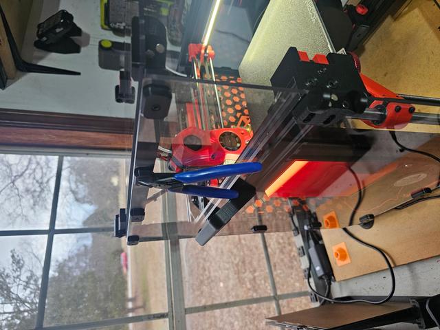 Ender NG 1.2 Side Cutter Holder For Enclosure 3D model thumbnail