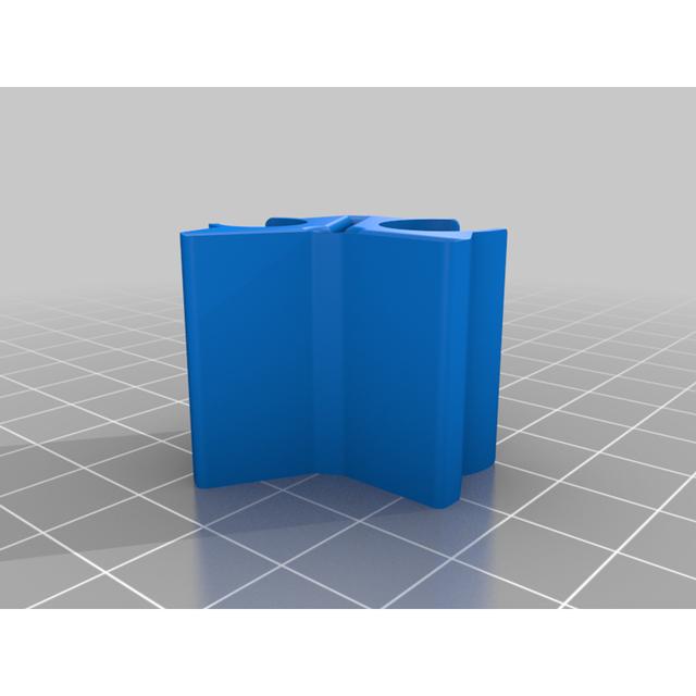 Treble Hook Pole Clip 3D model thumbnail