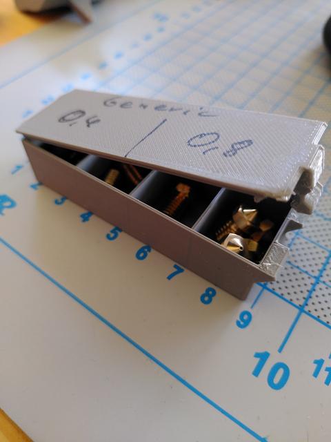 small screw box for Prusa Mini with compartments 3D model thumbnail
