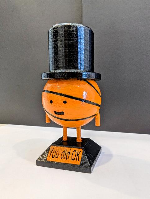 OK Trophy Basketball Remix 3D model thumbnail