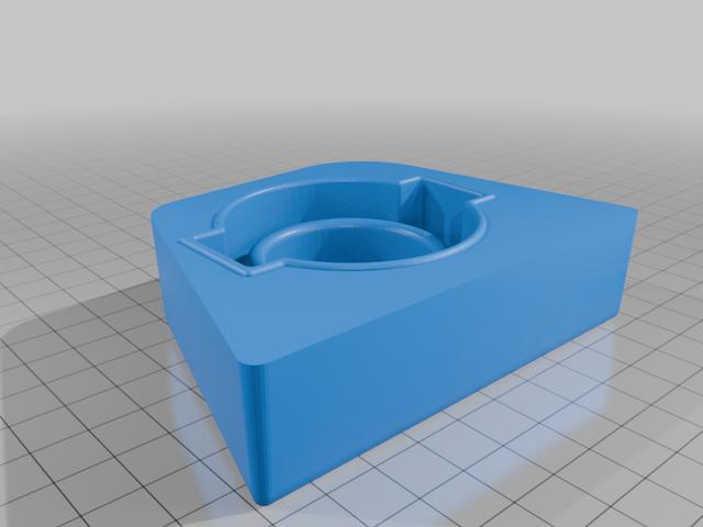 Subaru Solterra J1772 Adapter Holder v2 3D model thumbnail
