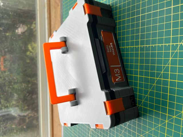 Gridfinity Storage Box Carry Handle 3D model thumbnail