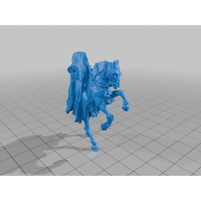 King of the Wraiths mounted 3D model thumbnail