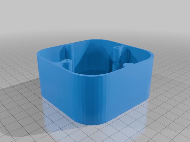 Meross thermostat wall box 3D model thumbnail
