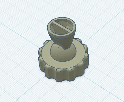 Bathroom-Knob-Key 3D model thumbnail