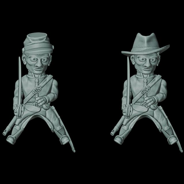 ToonKrieg ACW Cavalry 3D model thumbnail