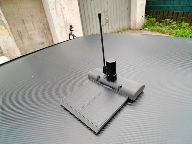 Meshtastic Faketec solar powered  GPS car tracker node 3D model thumbnail